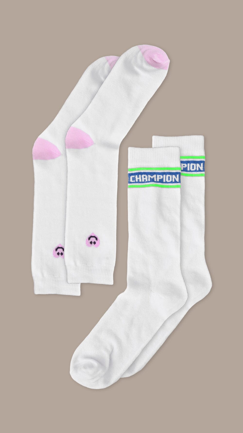 Men s Champion Embroidered Crew Socks Pack Of 2 Pairs