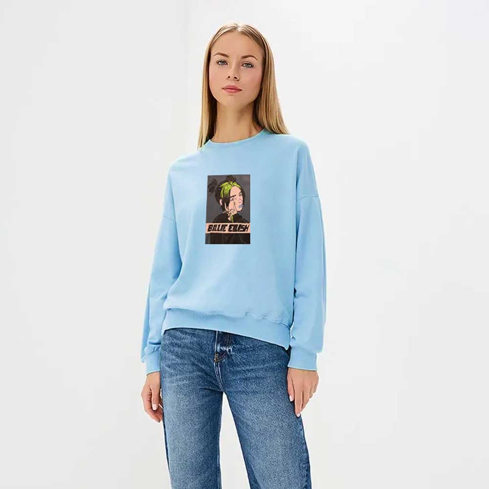 Billie eilish cheap women's sweatshirt