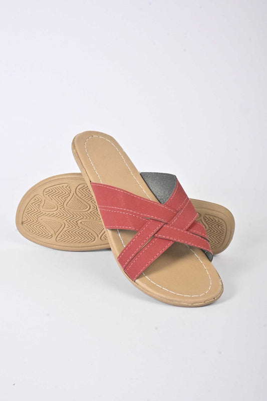 Women's Embu Cross Straps Style Soft Chappal Women's Shoes SNAN Traders 