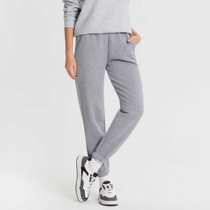 Sinsay Women's Fleece Jogger Pants Women's Trousers Fiza Heather Grey 2XS 