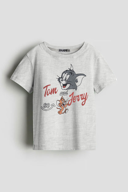 Dudy Kid's Tom & Jerry Printed Tee Shirt Kid's Tee Shirt SZK 