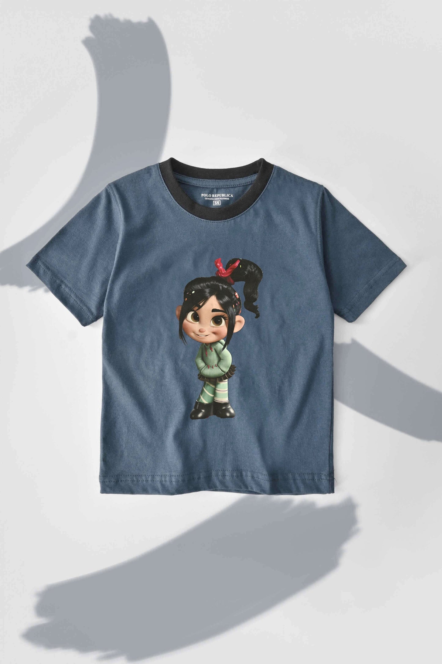 Polo Republica Girl's Superhero Vanellope Printed Tee Shirt Girl's Tee Shirt Polo Republica 