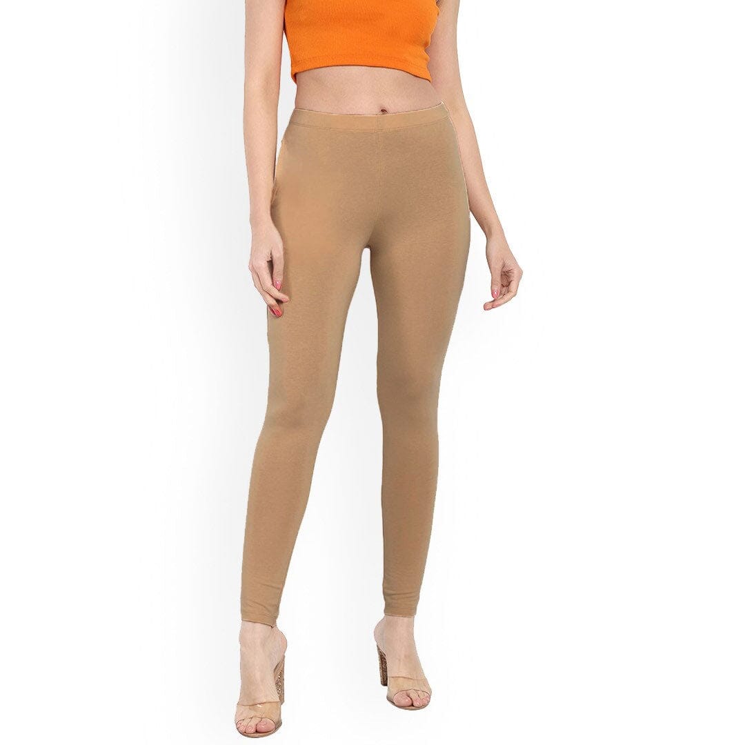 SB Women's Plain Design Premium Leggings Women's Leggings CPUS Mustard L 