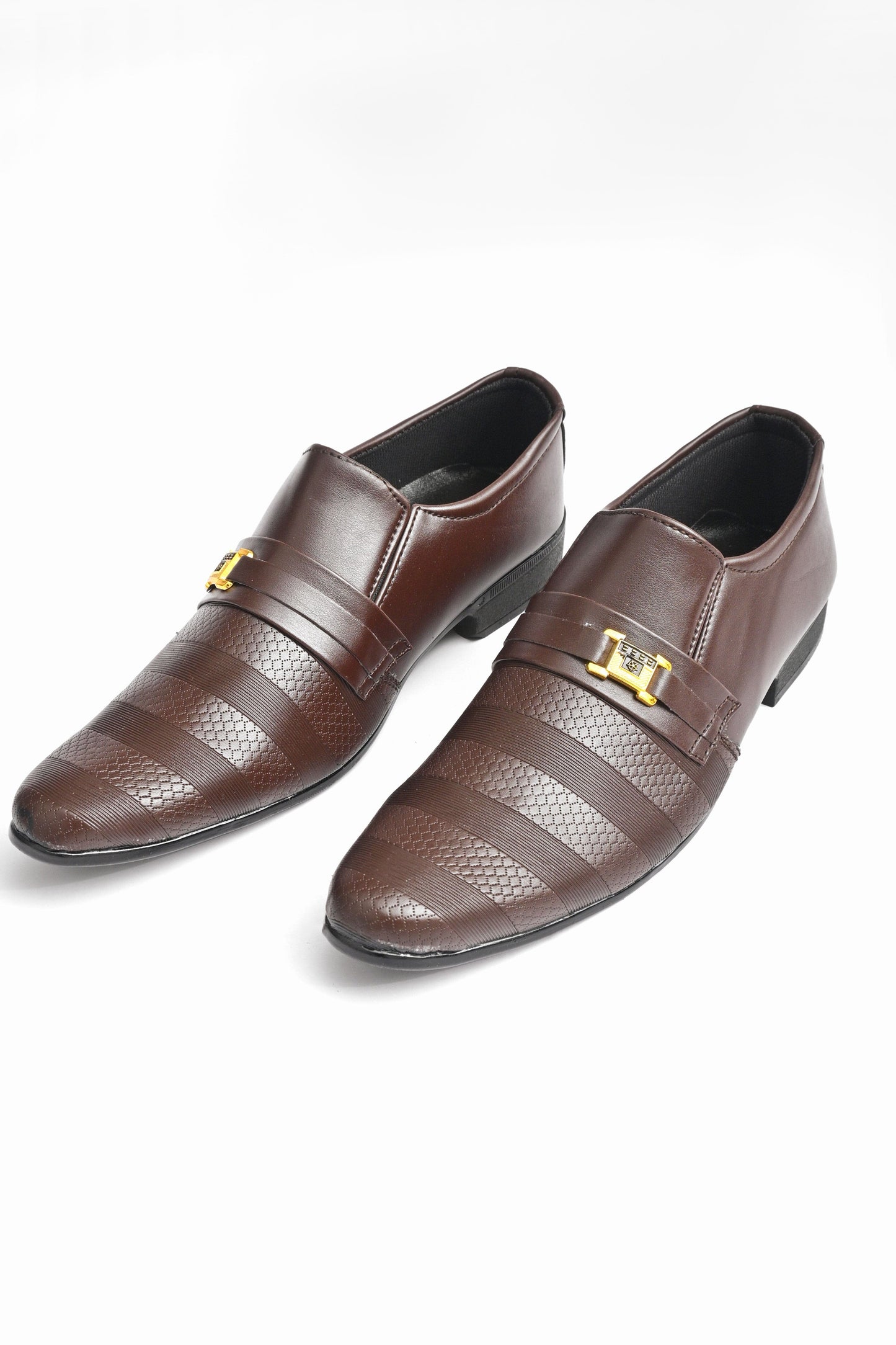 Men's Buckle Style PU Leather Formal Shoes Men's Shoes SNAN Traders 