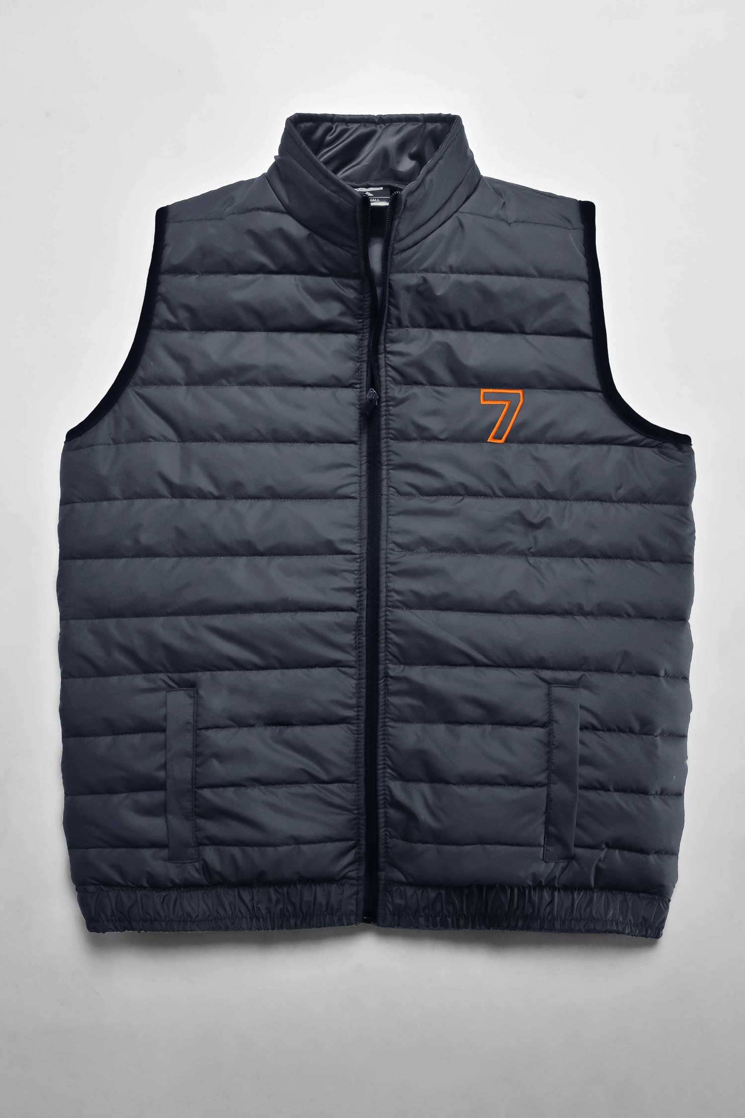 Burnt Soul Men's 7 Embroidered Body Warmer Puffer Gilet Men's Gilet IBT 