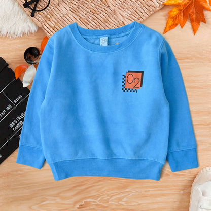 Rabbit Skins Kid's 02 Printed Fleece Minor Fault Sweatshirt Kid's Sweat Shirt SNR Sky 2 Years 