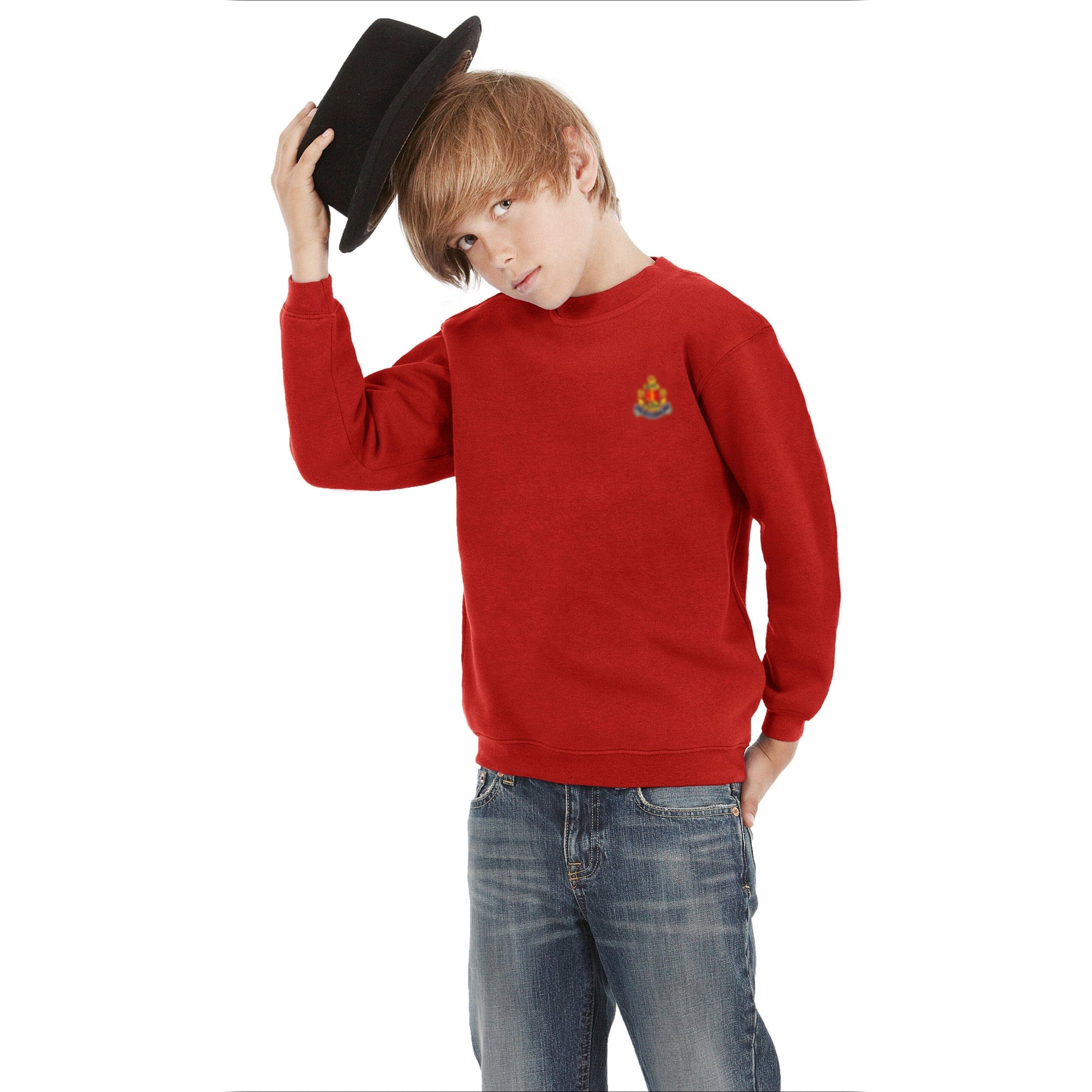 Boy's BB Alproso Minor Fault Sweat Shirt Minor Fault Image Garments (Pvt.) Ltd. Red 10-11 Years 