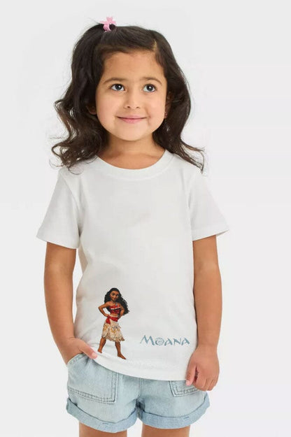 Polo Republica Girl's Superhero Moana Printed Tee Shirt Girl's Tee Shirt Polo Republica 