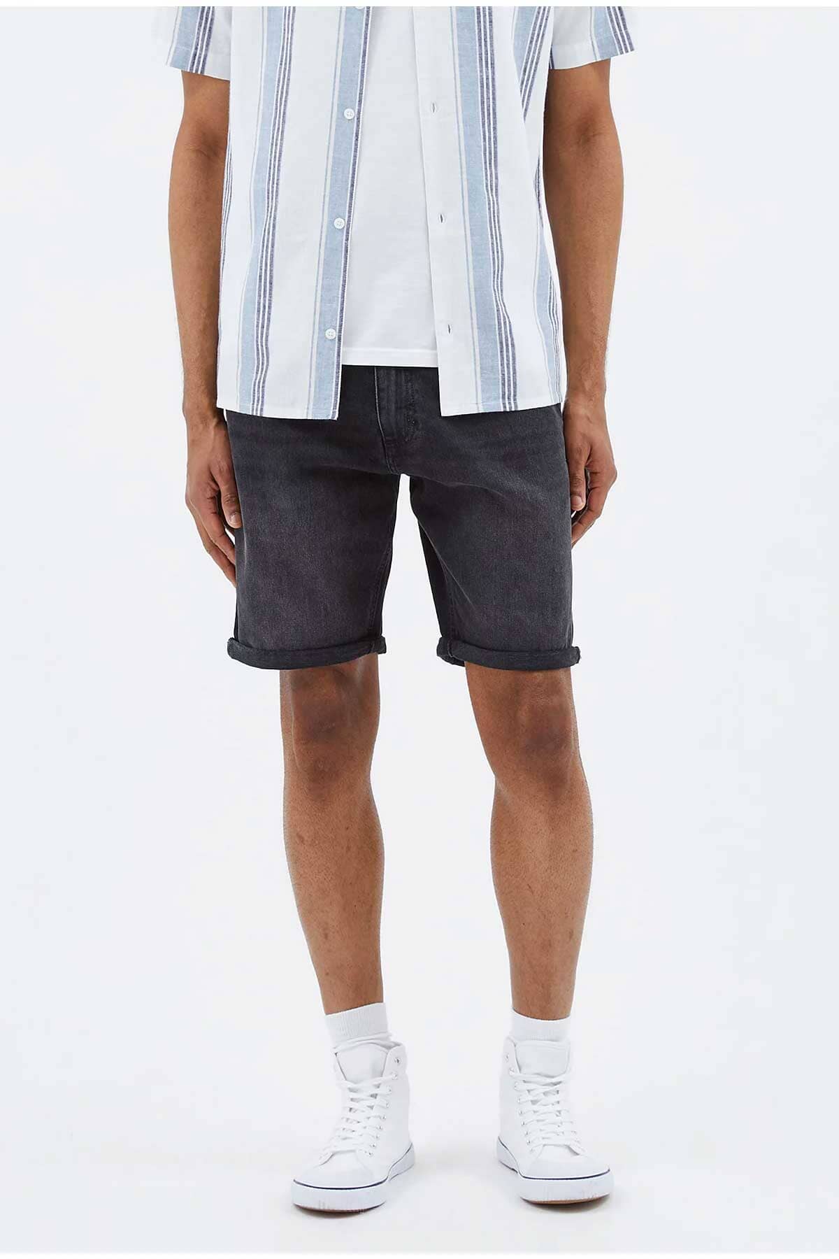 F&F Men's Mersch Classic Denim Shorts Men's Shorts HAS Apparel 