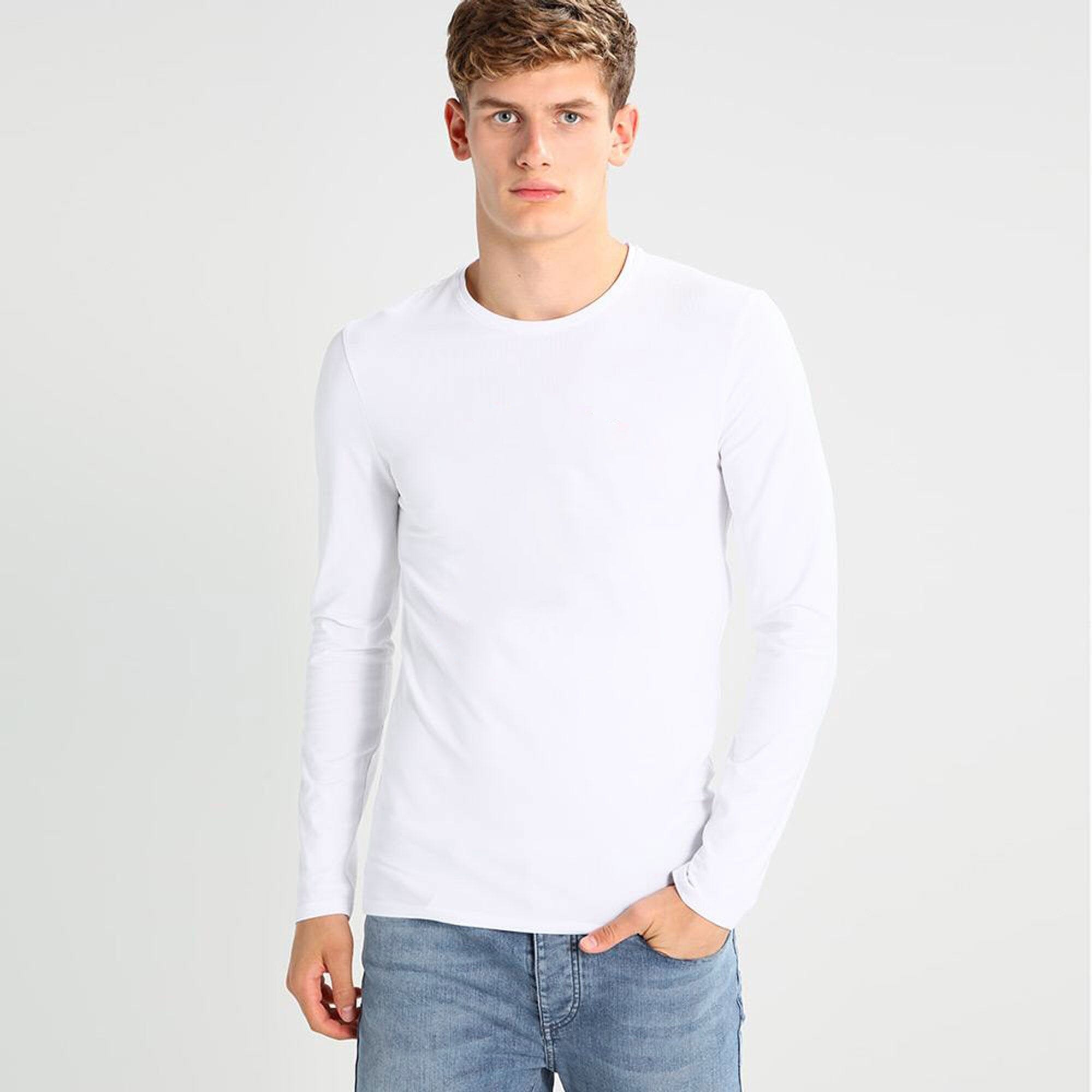 LE Men's Solid Design Crew Neck Tee Shirt – elo