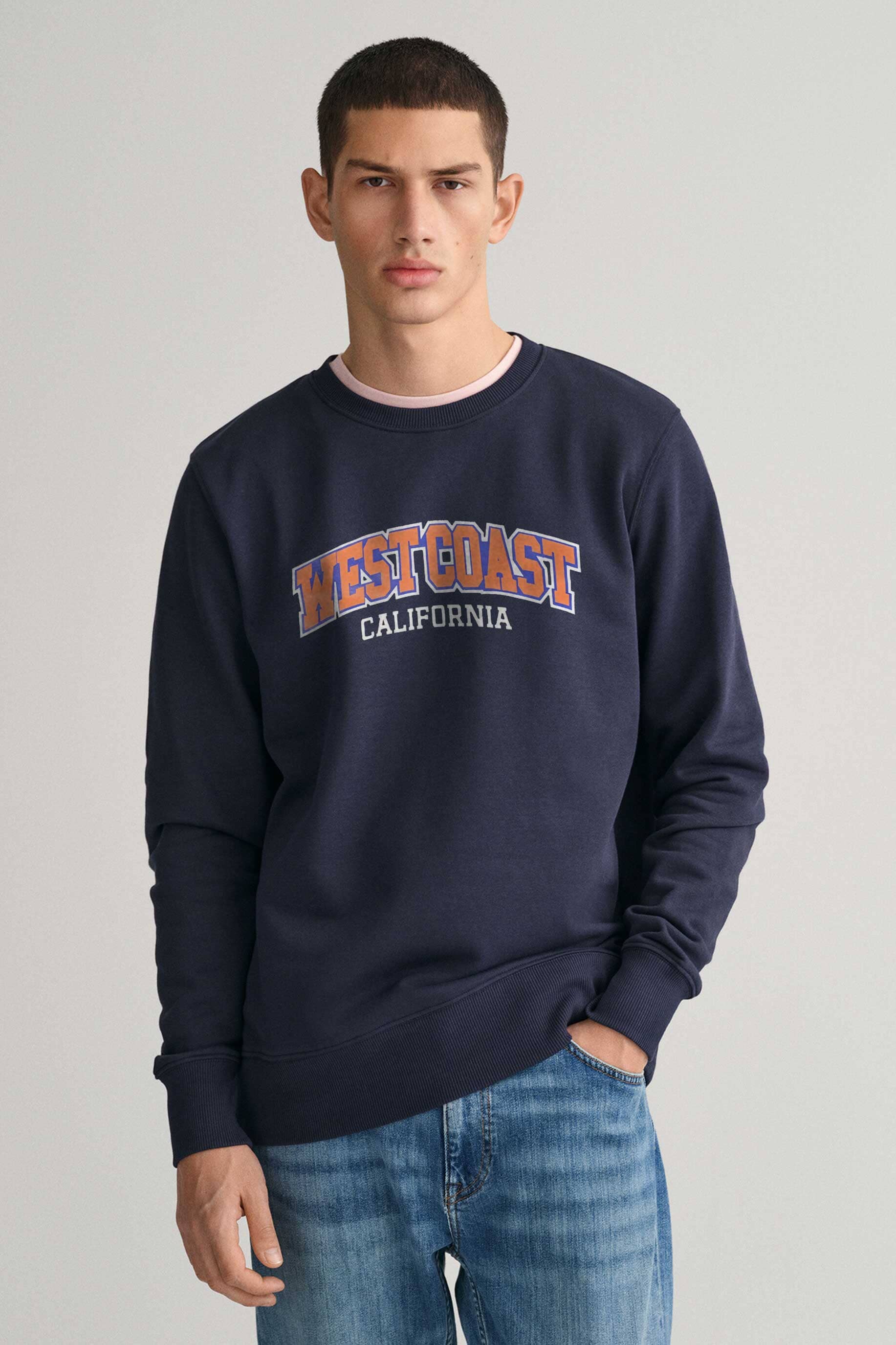 Polo Republica Men's Westcoast Embroidered Fleece Sweat Shirt Men's Sweat Shirt Polo Republica 