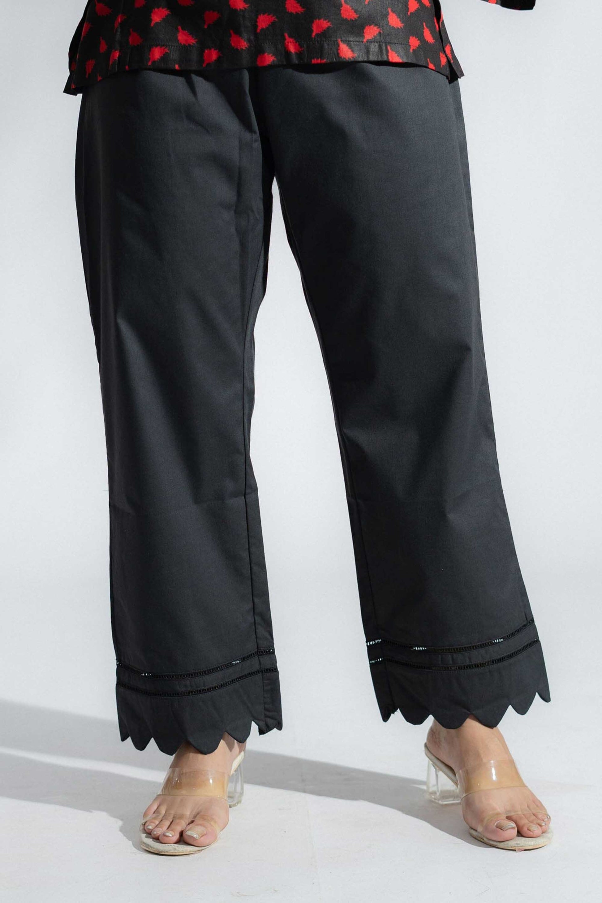 East West Women's Scallops Trousers Women's Trousers East West 