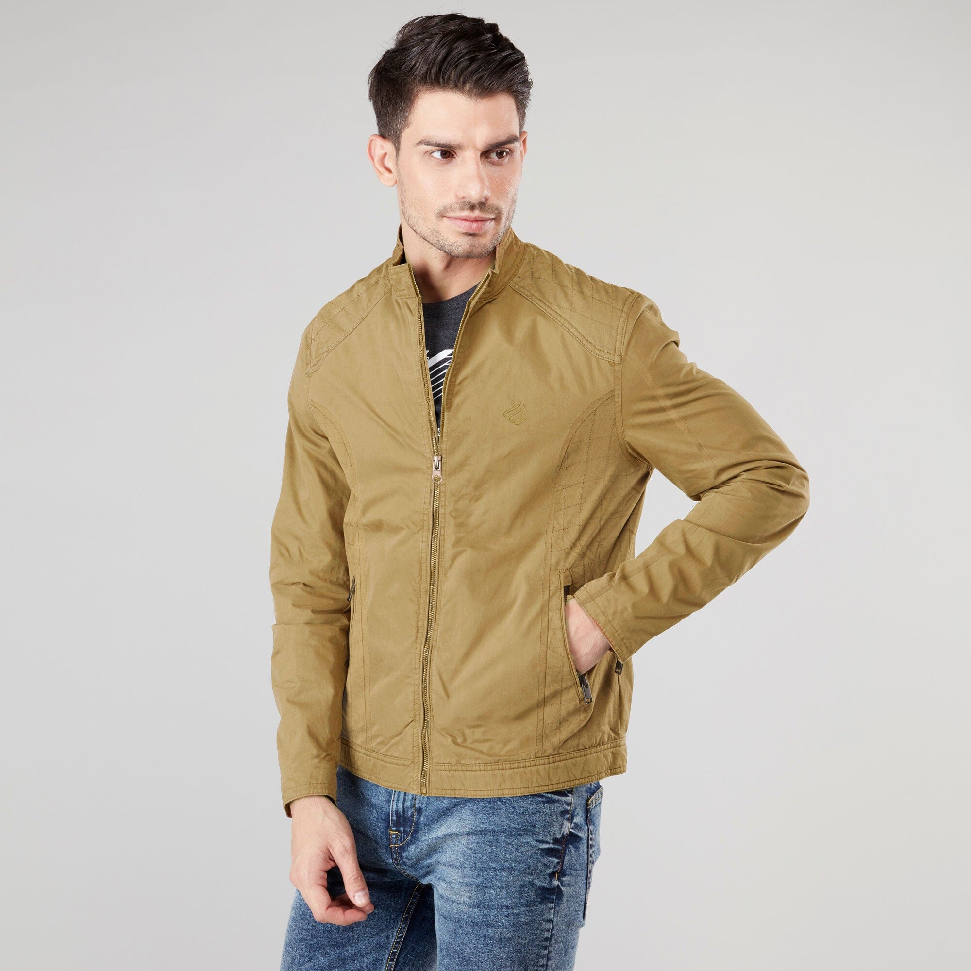 Fashion Men s Antwerp Long Sleeve Zipper Jacket