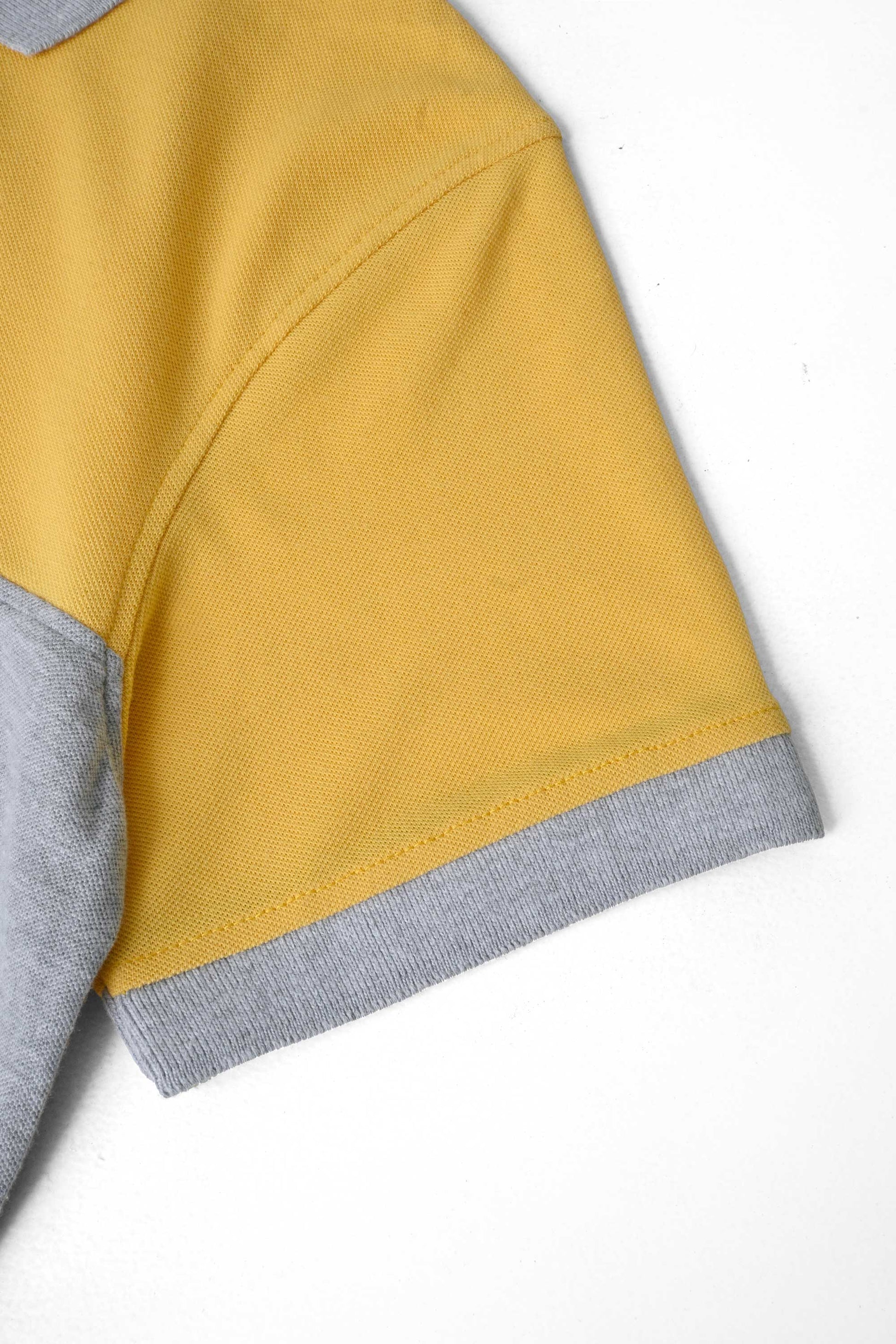 Yellow & Melange Grey