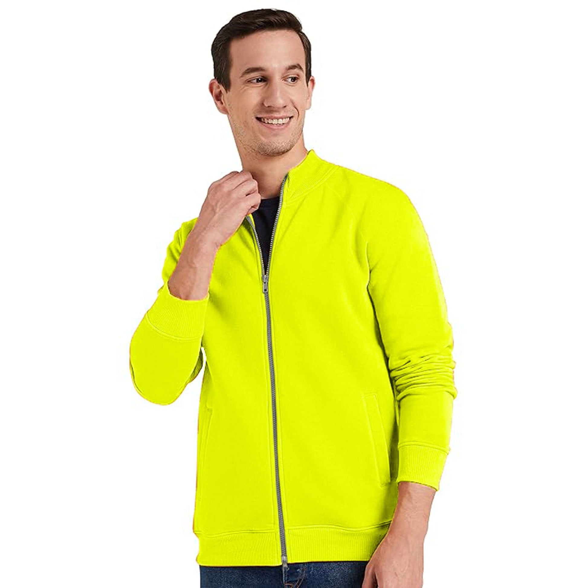 Payper Men's Full Zipper Raglan Sleeve Minor Fault Jacket