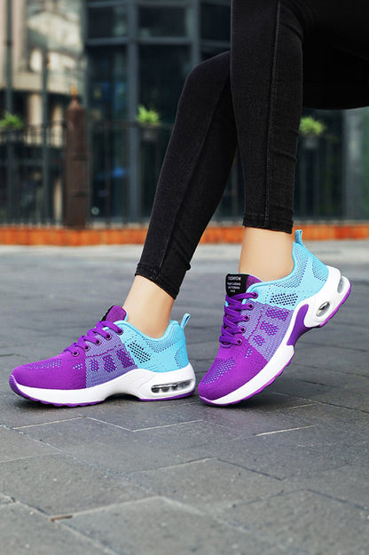 Fashion Women's Air-Cushioned Lace-Up Sneakers Women's Shoes Shaoxing Shangqu im&ex Co.,ltd 