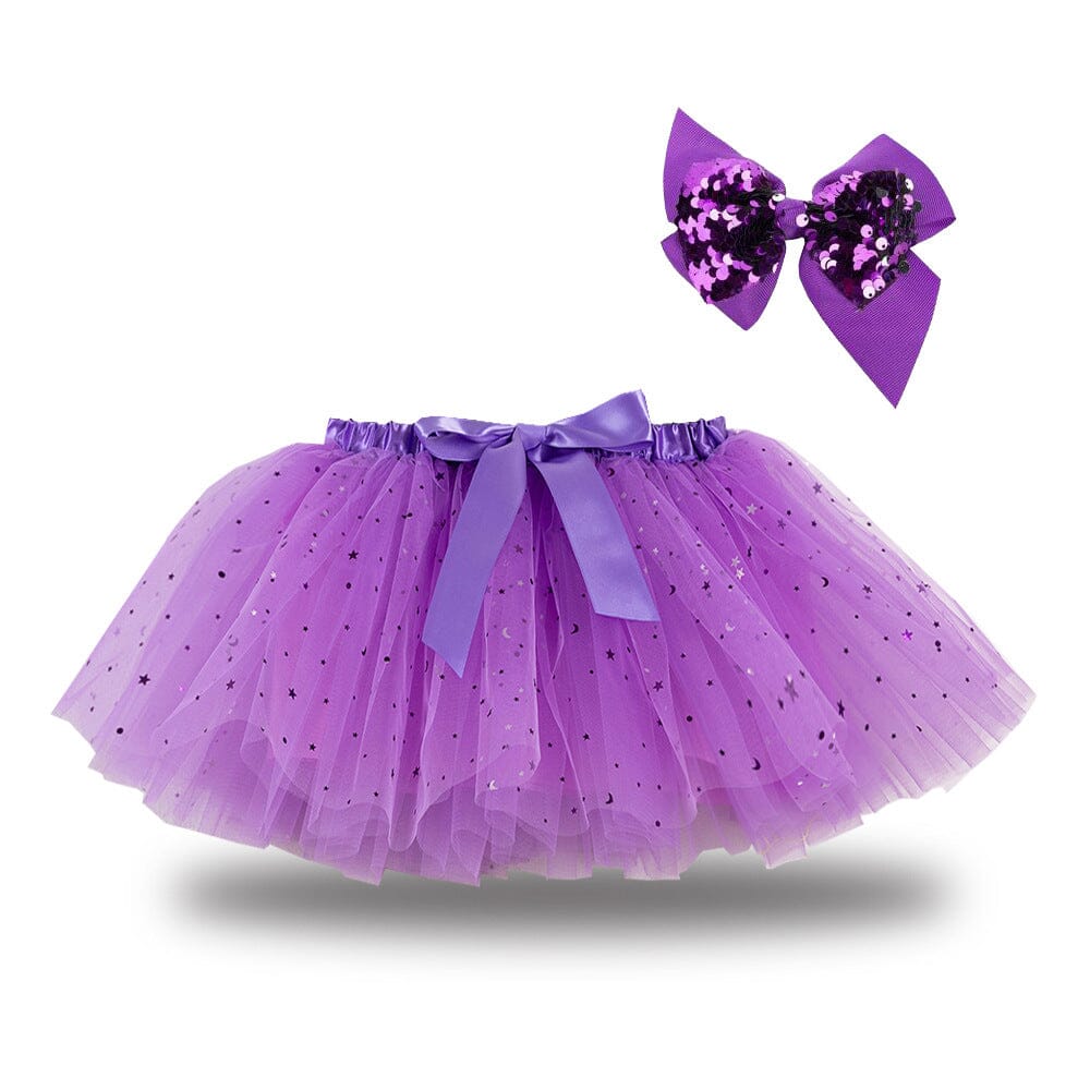 Girl's Elasticated Waist Fancy Net Skirt With Bow Girl's Skirt Sunshine China D4 S 