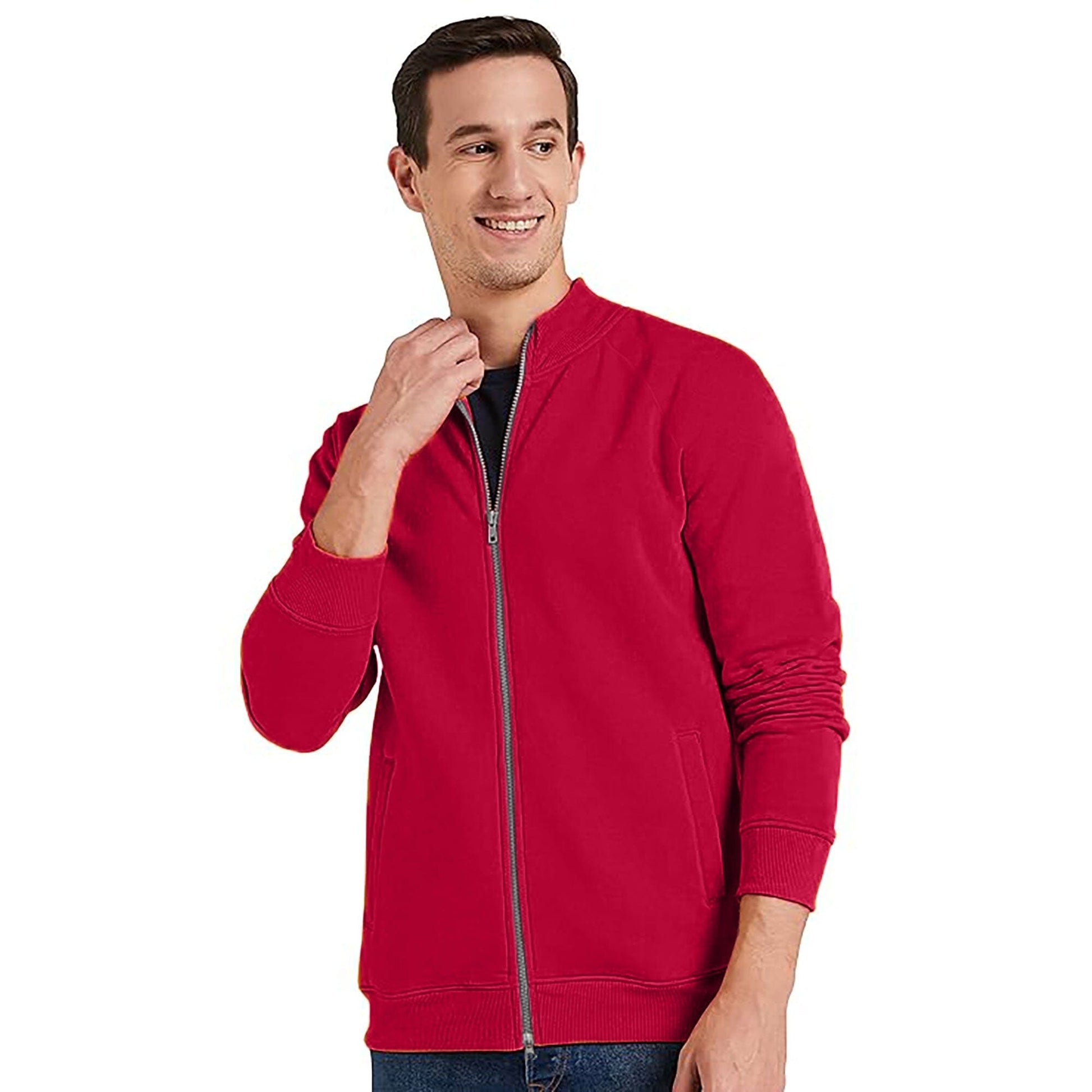 Payper Men's Full Zipper Raglan Sleeve Jacket Men's Jacket First Choice Maroon XS 