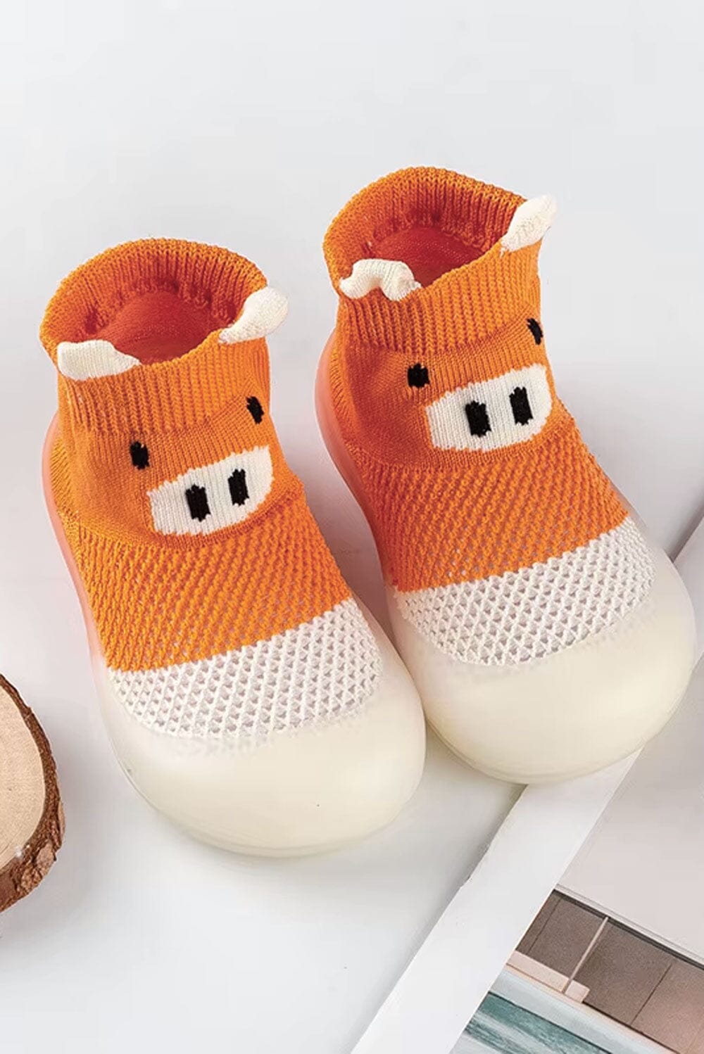 Kid's Non-Slip Breathable Sock Shoes Boy's Shoes Shaoxing Shangqu im&ex Co.,ltd Orange EUR 18-19 