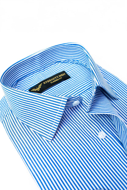 Eternity Men's Striped Design Classic Fit Formal Shirt Men's Formal Shirts ETY 