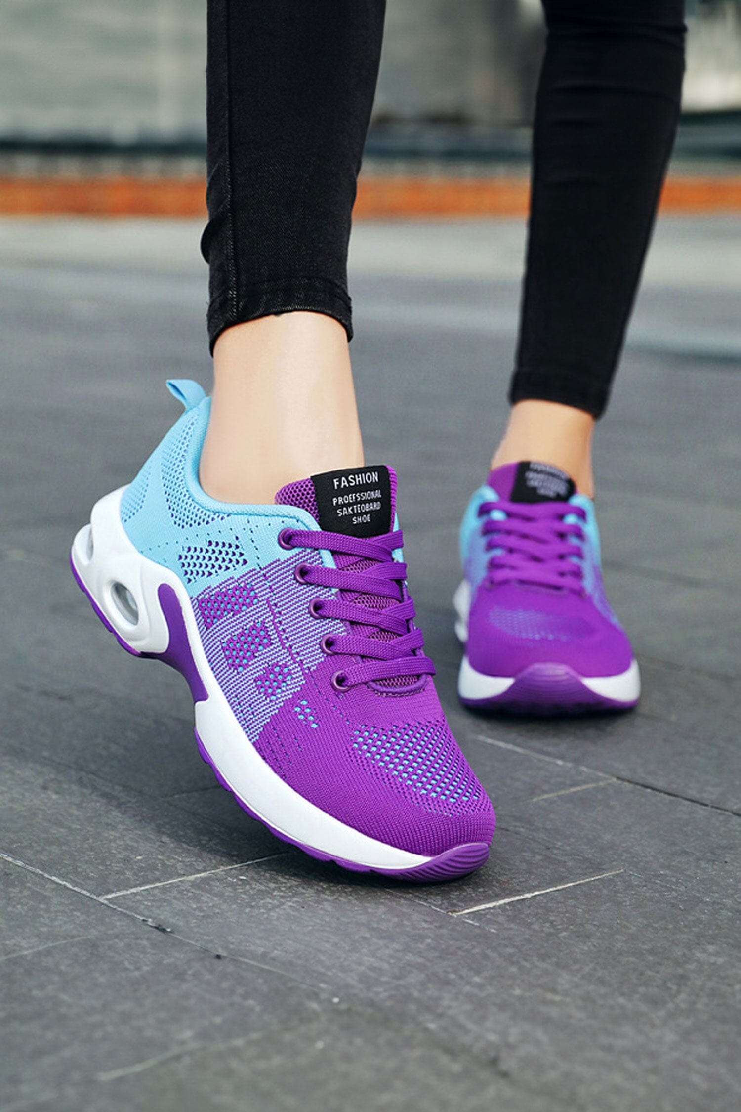 Fashion Women's Air-Cushioned Lace-Up Sneakers Women's Shoes Shaoxing Shangqu im&ex Co.,ltd 