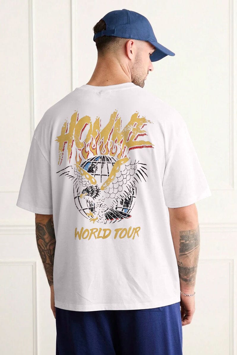 Polo Republica Men's World Tour Printed Oversized Tee Shirt Men's Tee Shirt Hani tax 