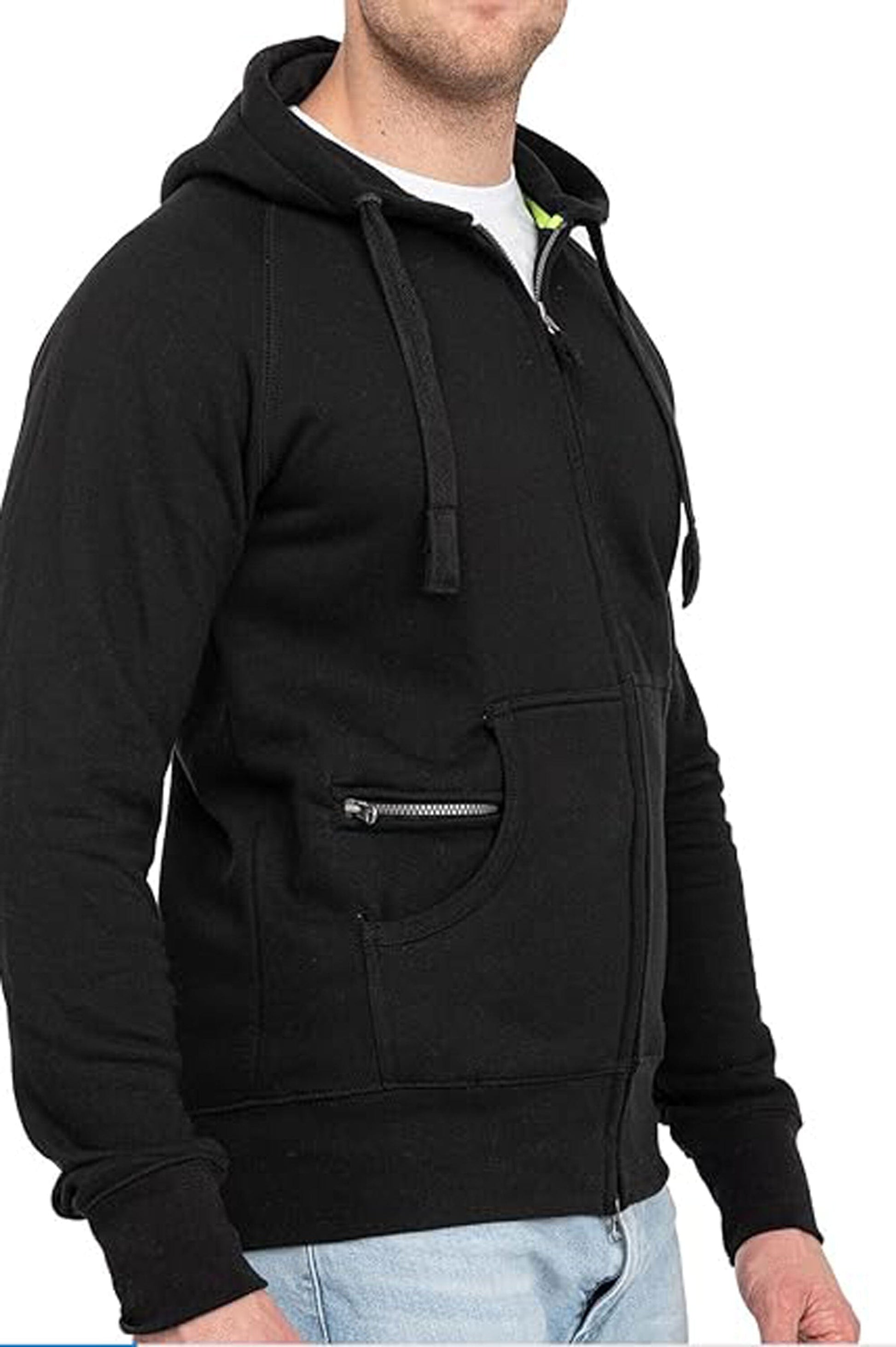 Payper Men's Terry Double Zipper Hoodie