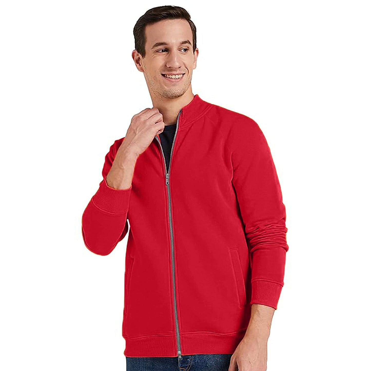 Payper Men's Full Zipper Raglan Sleeve Minor Fault Jacket