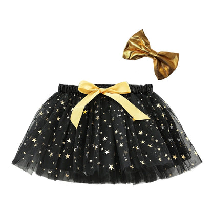 Girl's Elasticated Waist Fancy Net Skirt With Bow Girl's Skirt Sunshine China 