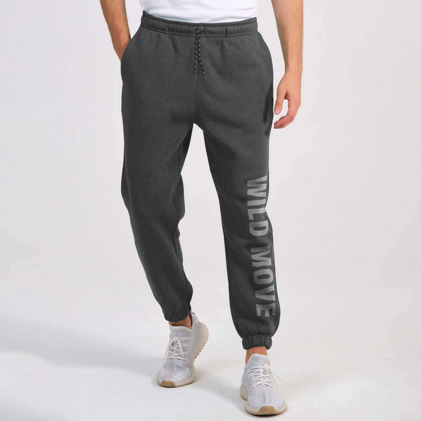 MAX 21 Men's Wild Move Fleece trousers Men's Trousers SZK Black Marl S 