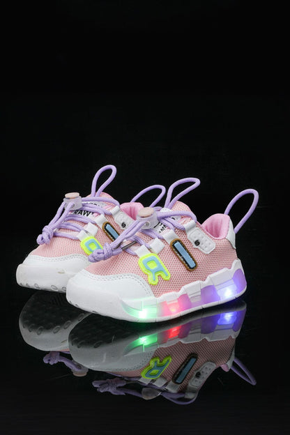 Kid's Premium LED Light-Up Sneakers Boy's Shoes Shaoxing Shangqu im&ex Co.,ltd Pink EUR 22 