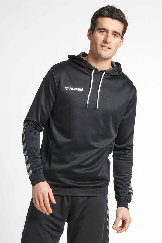 Hummel Men's Arrow Arms Activewear Pullover Hooded Jacket Men's Jacket HAS Apparel 