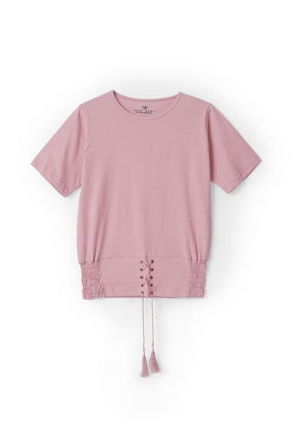 East West Women's Knitted Top Women's Tee Shirt East West Pink S 