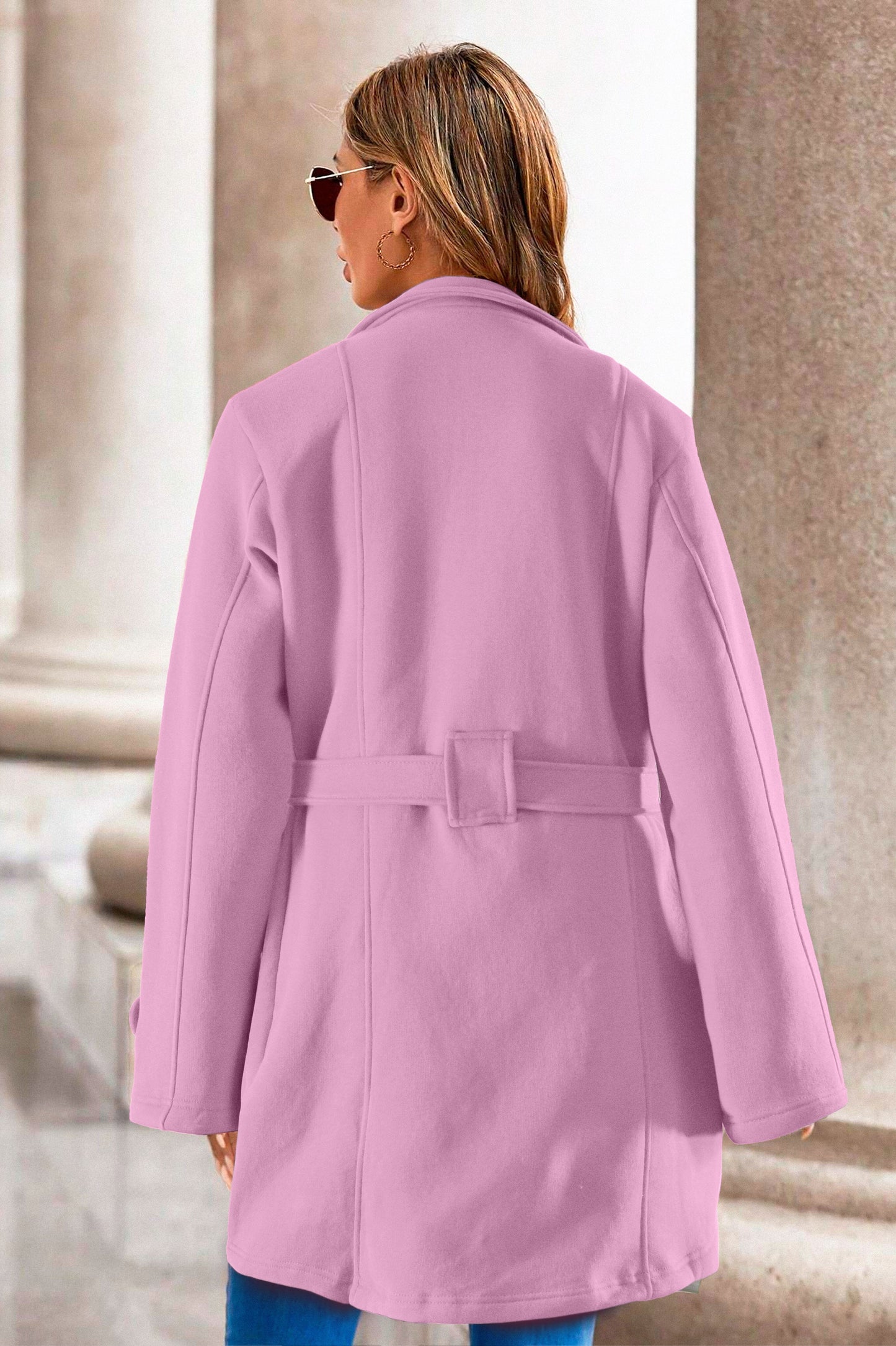 Rising Women's Fleece Trench Coat Women's Jacket Rooshani Enterprises 