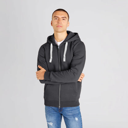 Payper Men's Double Zipper Raglan Sleeve Hoodie Men's Zipper Hoodie First Choice Graphite XS 