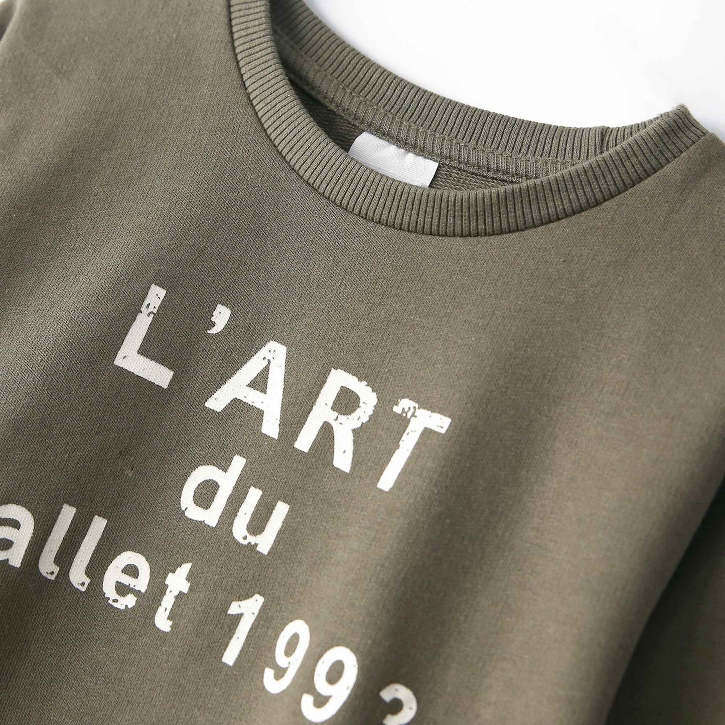 Kid's L Art Du Ballet Printed Terry Sweat Shirt Kid's Sweat Shirt SNR 