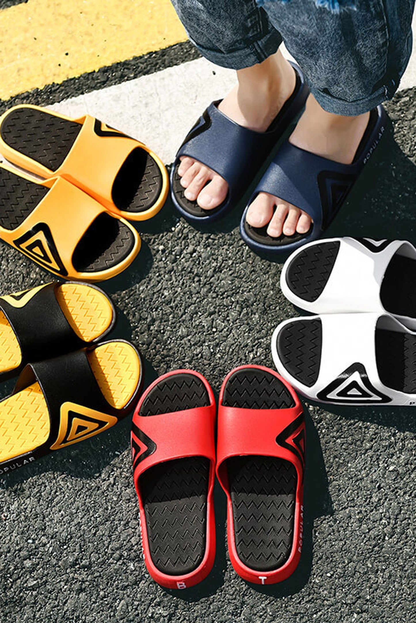 Men's Soft Bottom Outside Summer Slippers Men's Shoes Sunshine China 