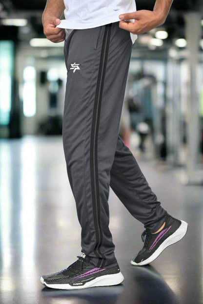 Men's Logo Embroidered & Double Side Panels Style Activewear Trousers Men's Trousers IBT 