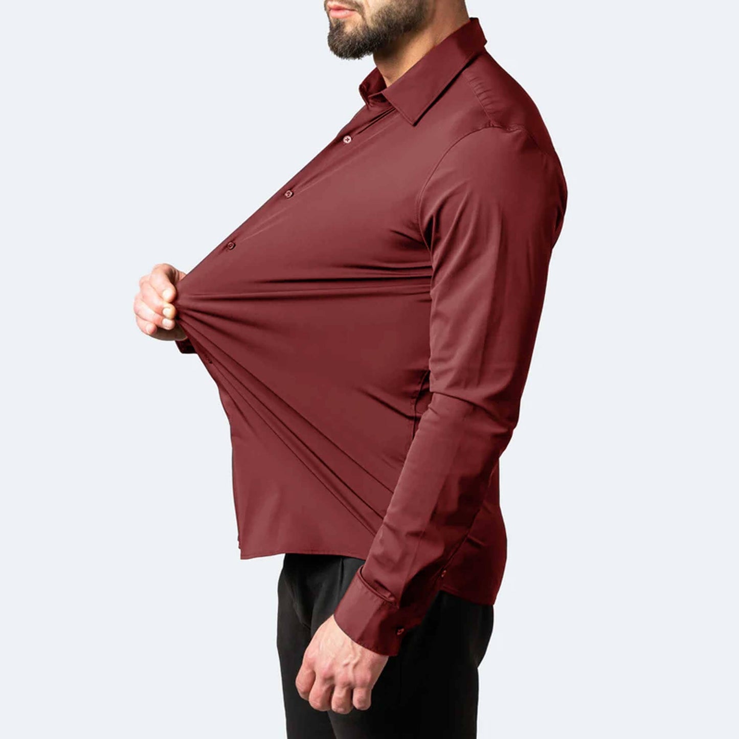 Polo Republica Slim Fit AirFlex: The Go-Anywhere Full Sleeves Minor Fault Shirt Minor Fault Polo Republica 