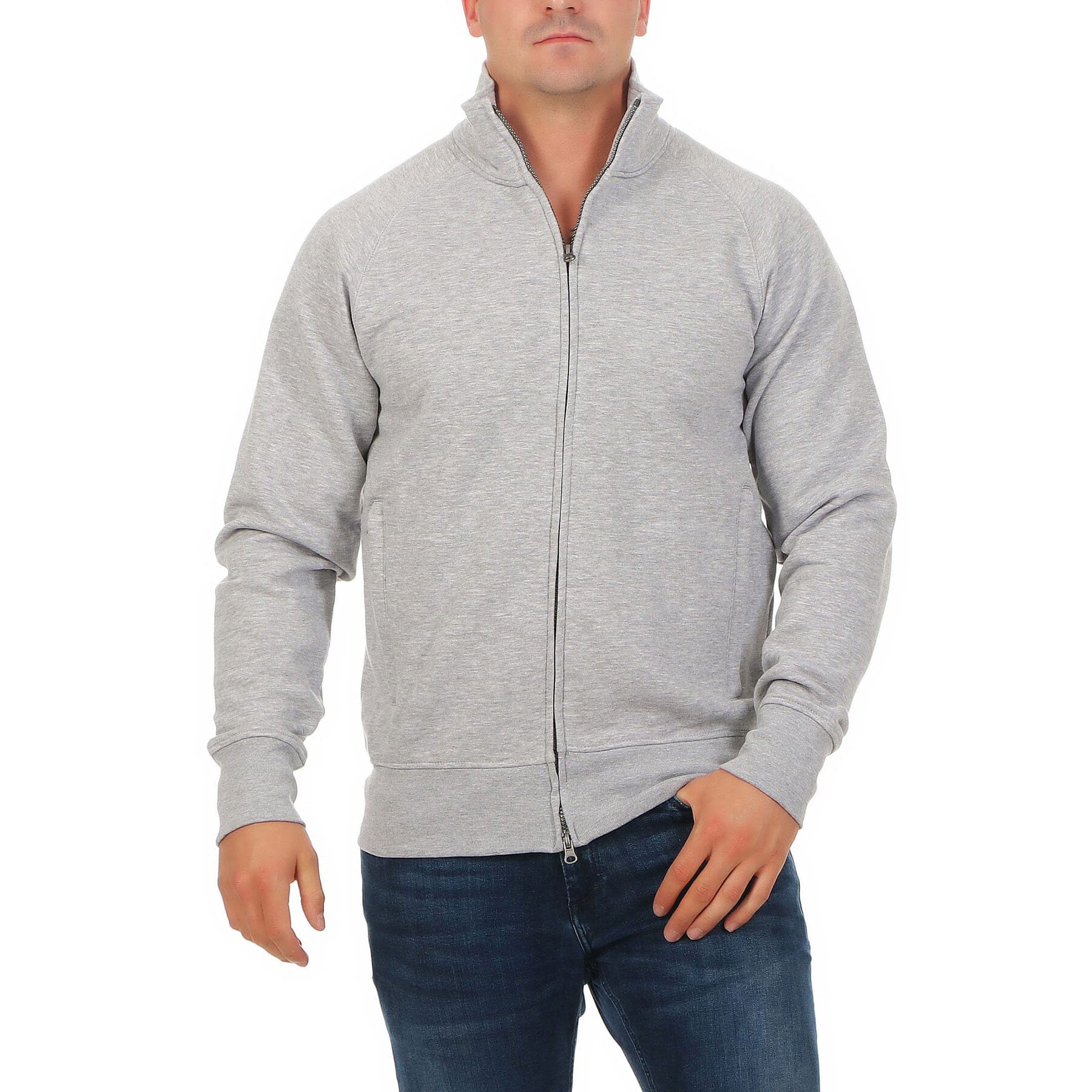 Payper Men's Full Zipper Raglan Sleeve Minor Fault Jacket