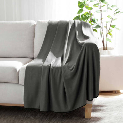 Polar Fleece Minor Fault Travel Blanket Blanket Image Graphite 60x80 