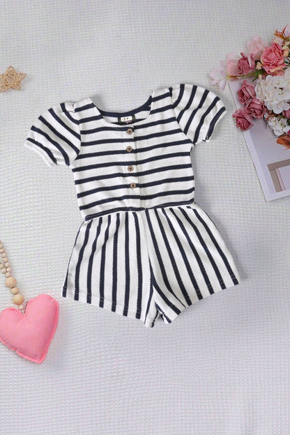 Girl's Short Sleeves Premium Romper Romper Haider Traders (Sale basis) 