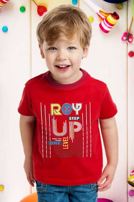 Kid's Molo Step Up Printed Short Sleeve Tee Shirt