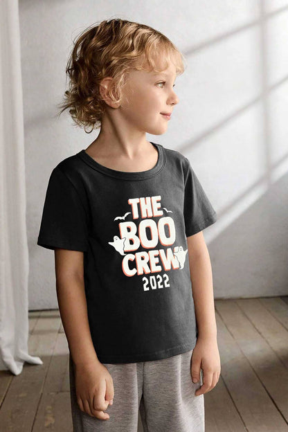 Le Printemps Kid's The Boo Crew Printed Tee Shirt Kid's Tee Shirt Athar Traders 