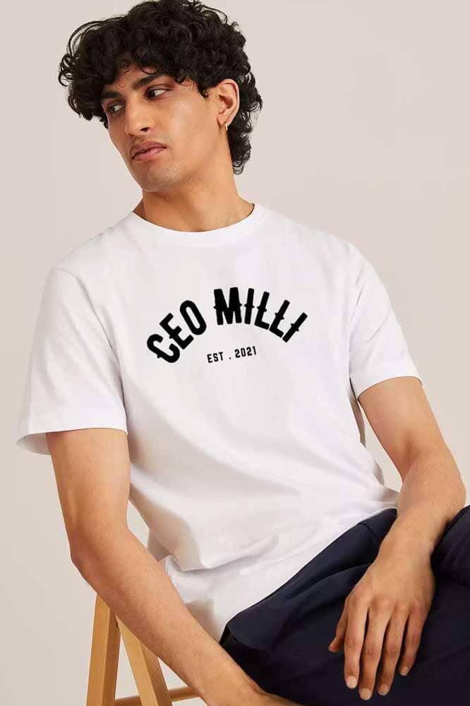 Polo Republica Men's CEO Milli Printed Short Sleeve Tee Shirt Men's Tee Shirt Polo Republica 