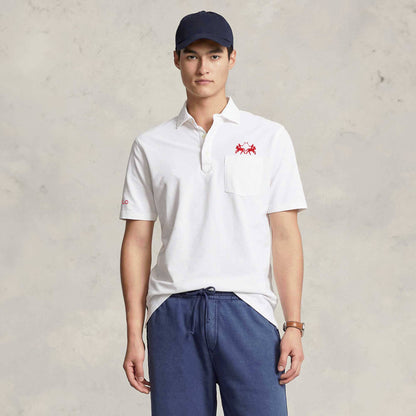 Polo Republica Men's Double Pony & Polo Embroidered Pocket Polo Shirt Men's Polo Shirt Polo Republica 