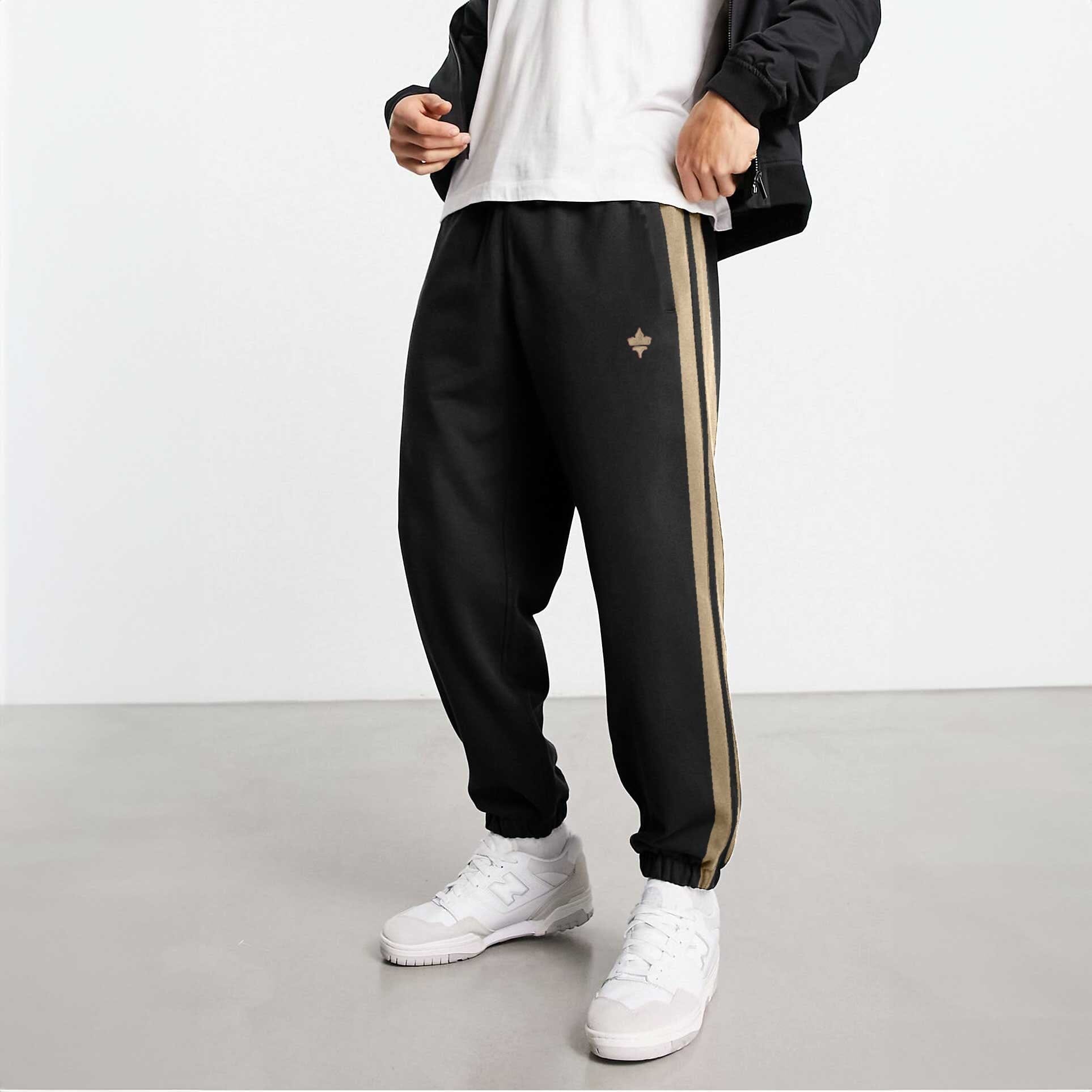 Grey leaf track online pants