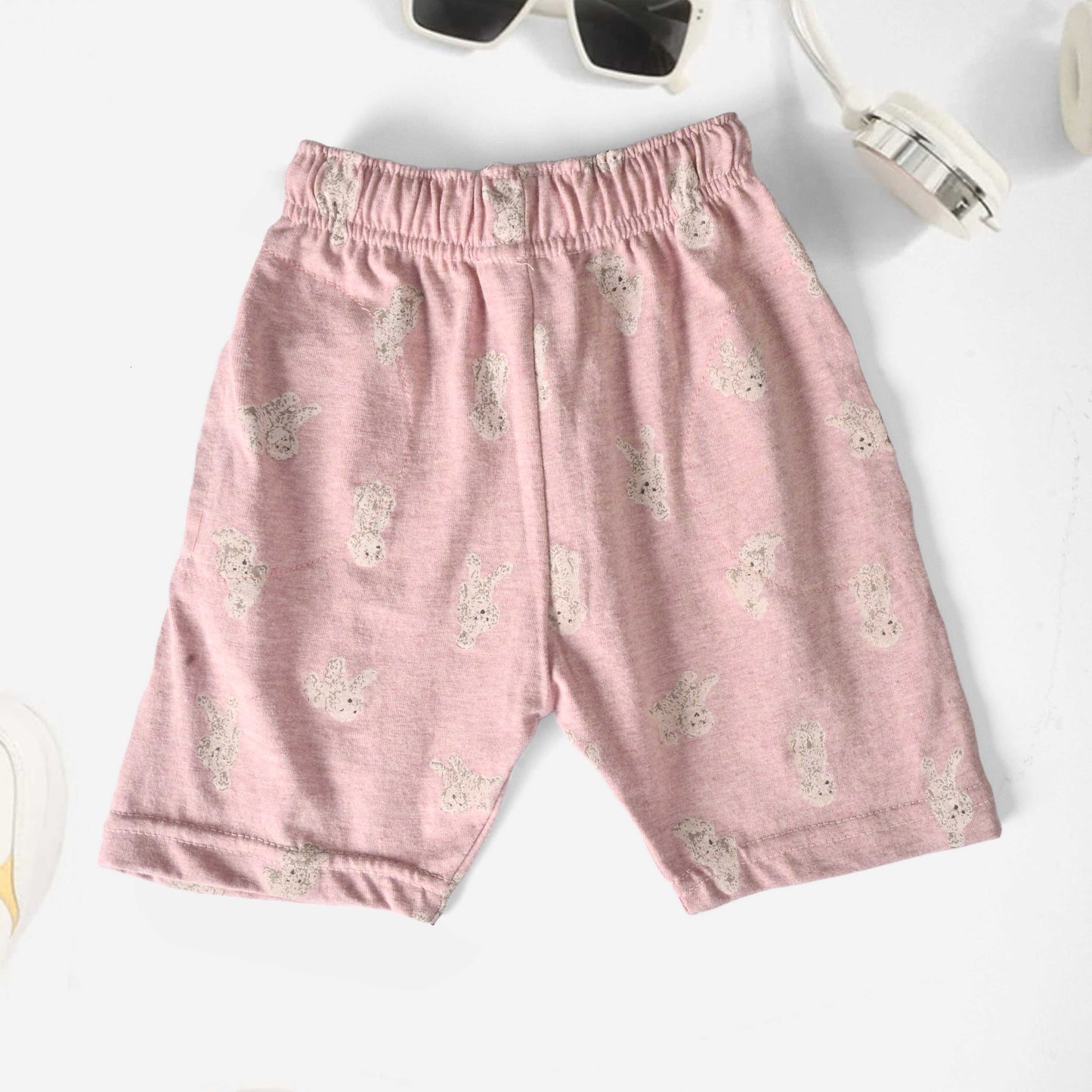 Junior Republic Kid's Kericho Printed Shorts Kid's Shorts JRR Light Plum 1-2 Years 