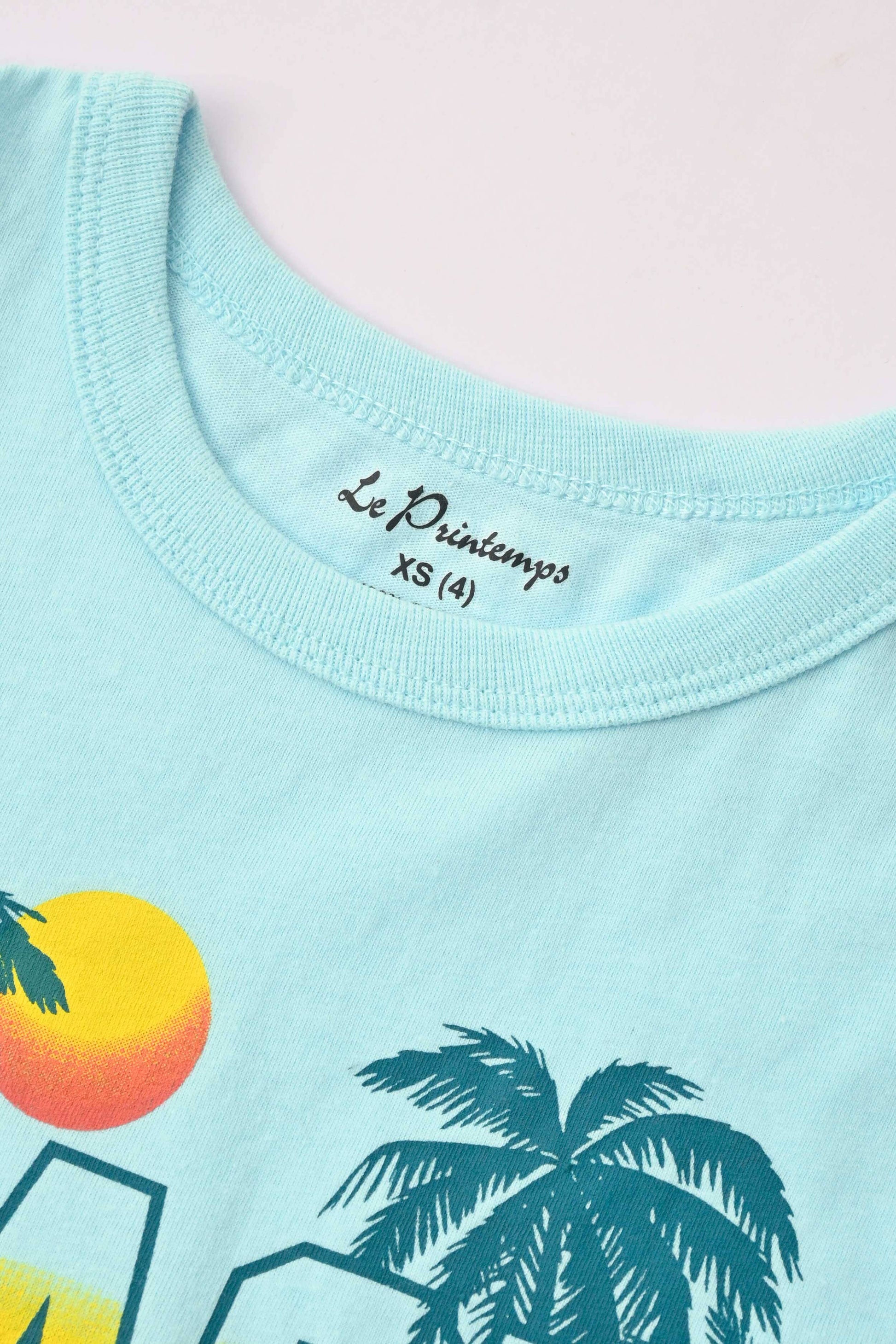 Le Printemps Boy's Beach Vibes Printed Tee Shirt Boy's Tee Shirt Athar Traders 