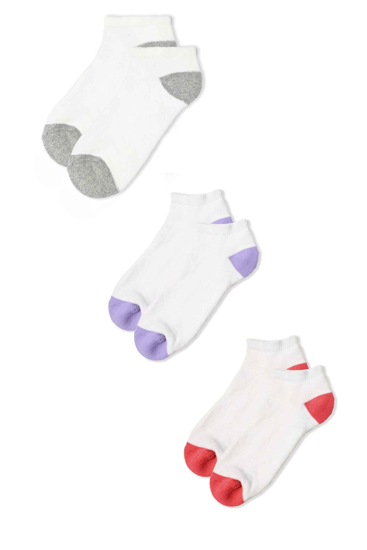 Identic Men's Low Cut Terry Socks - Pack Of 3 Socks Paragon Fashion Assorted 39-42 